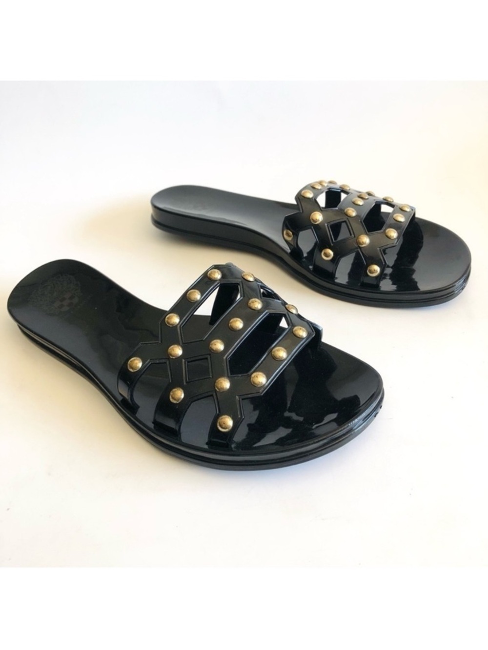 Vince Camuto Carron Studded Slide Sandals